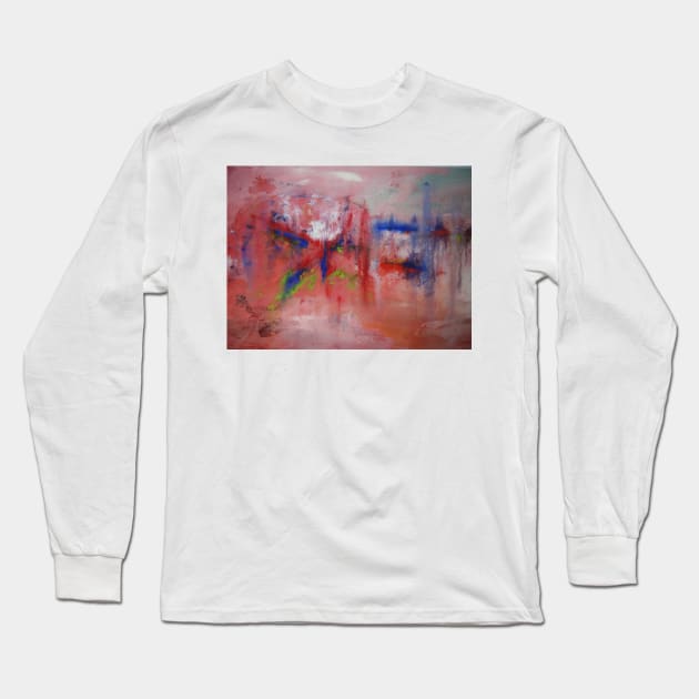 abstract Long Sleeve T-Shirt by dylanshelmerdine